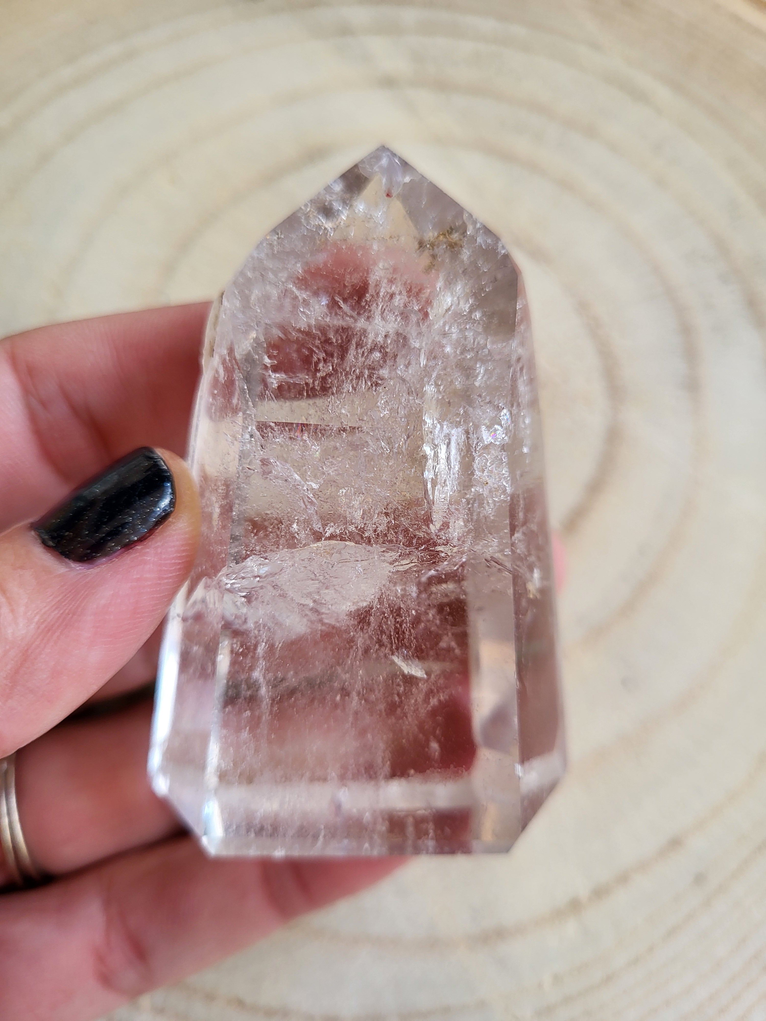 Cuarzo blanco- registros y arcoiris