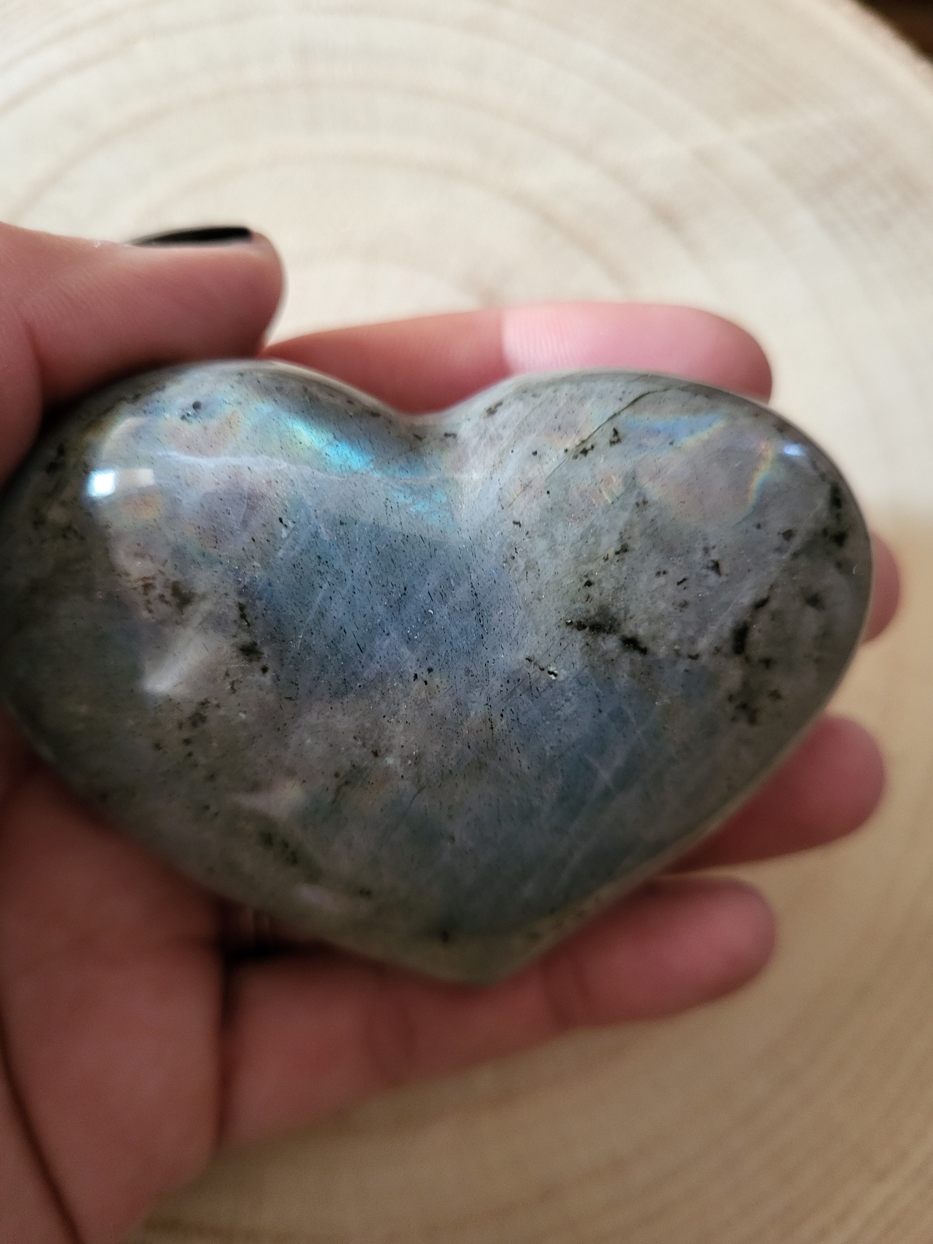 Corazón de Labradorita