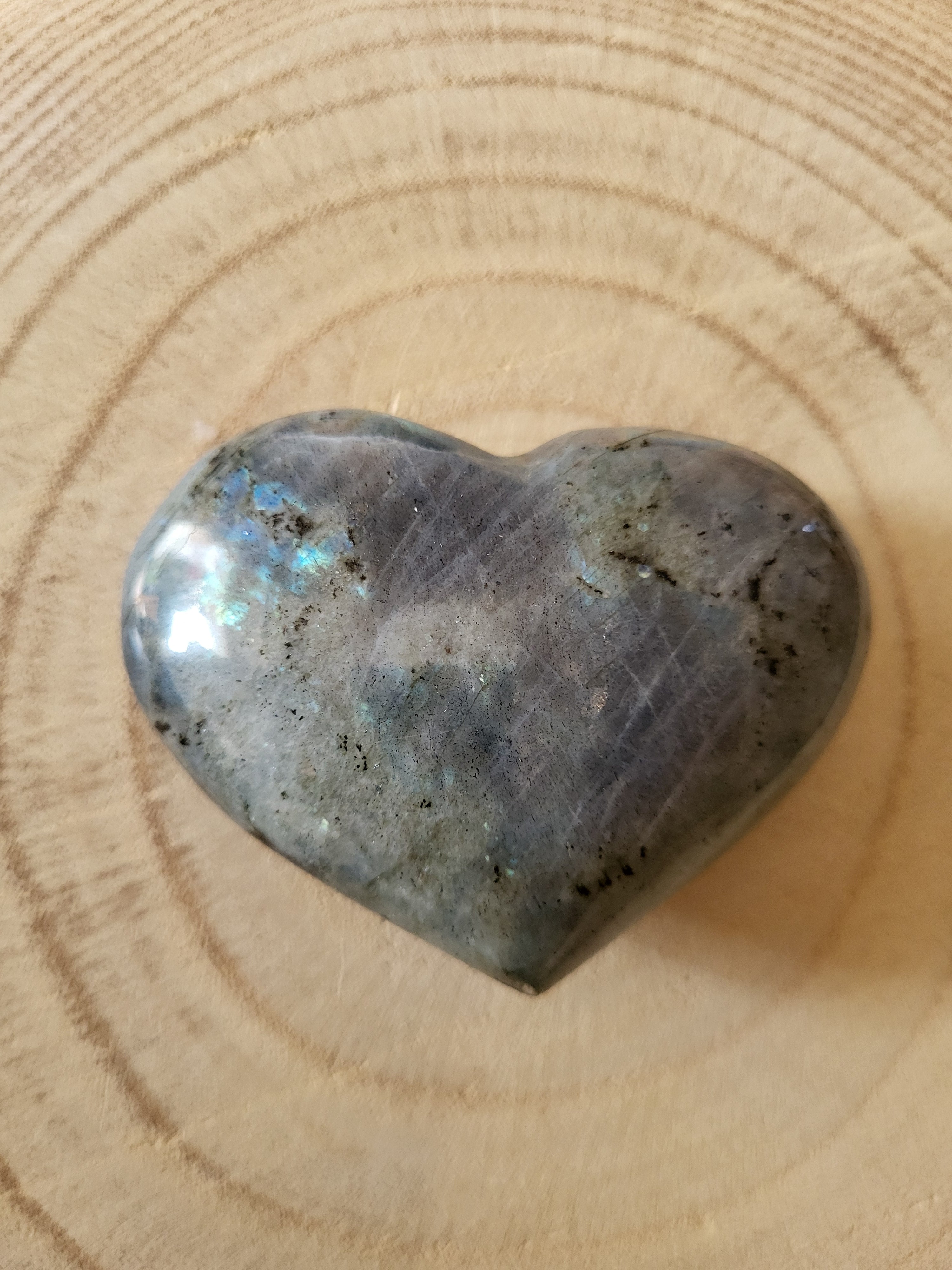 Corazón de Labradorita