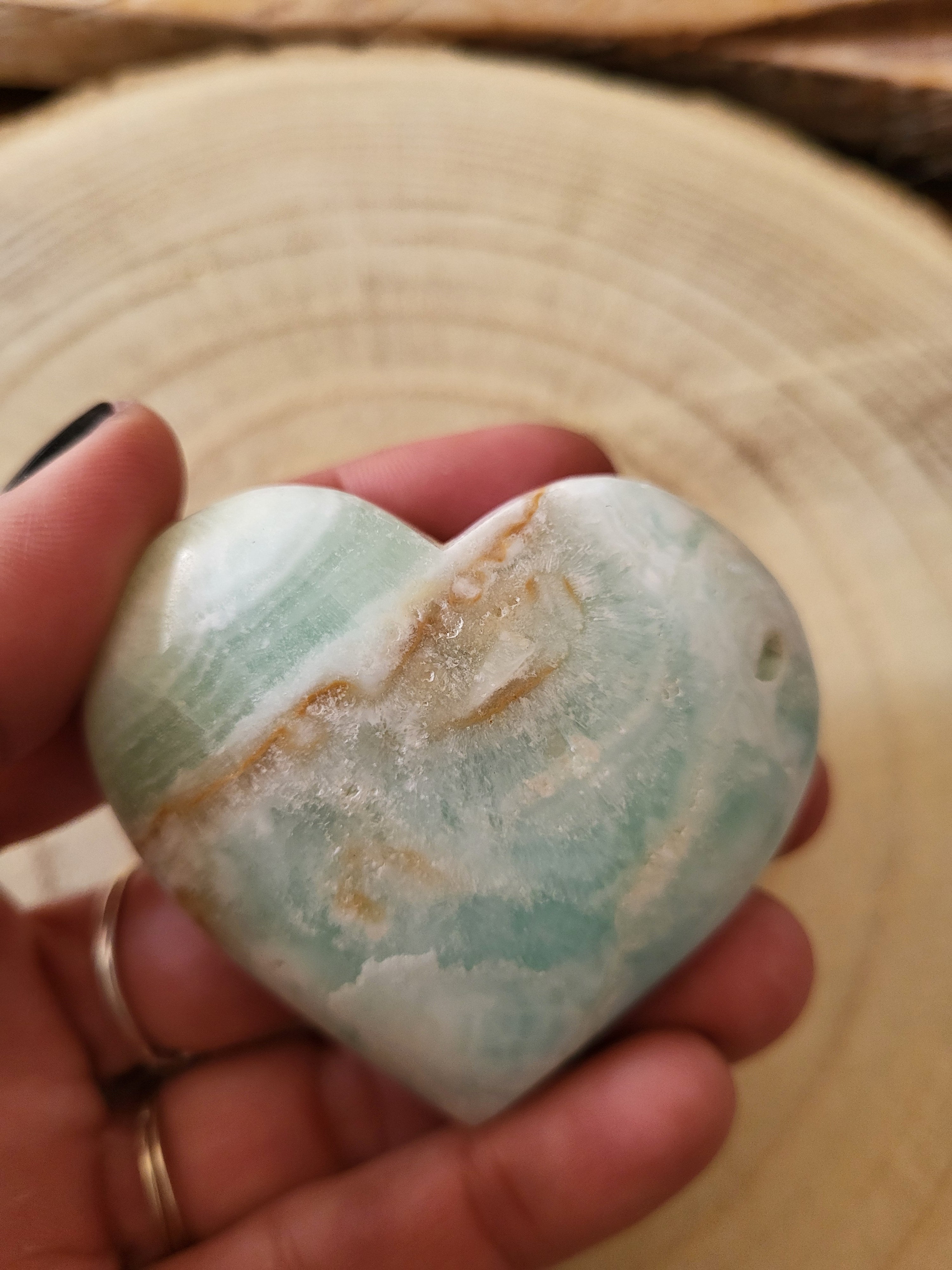 Corazón de Calcita Caribe