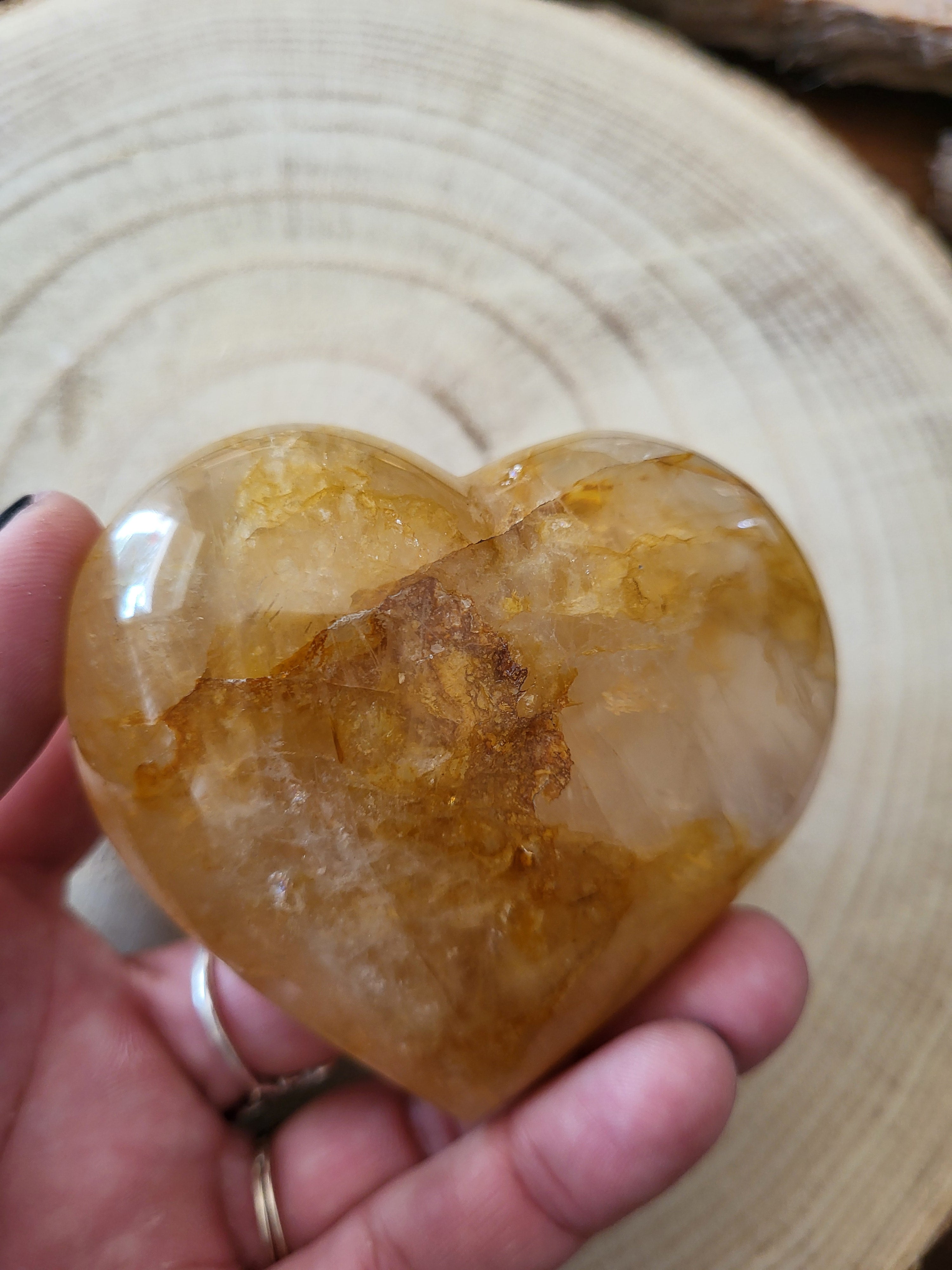 Corazón de Cuarzo Sanador