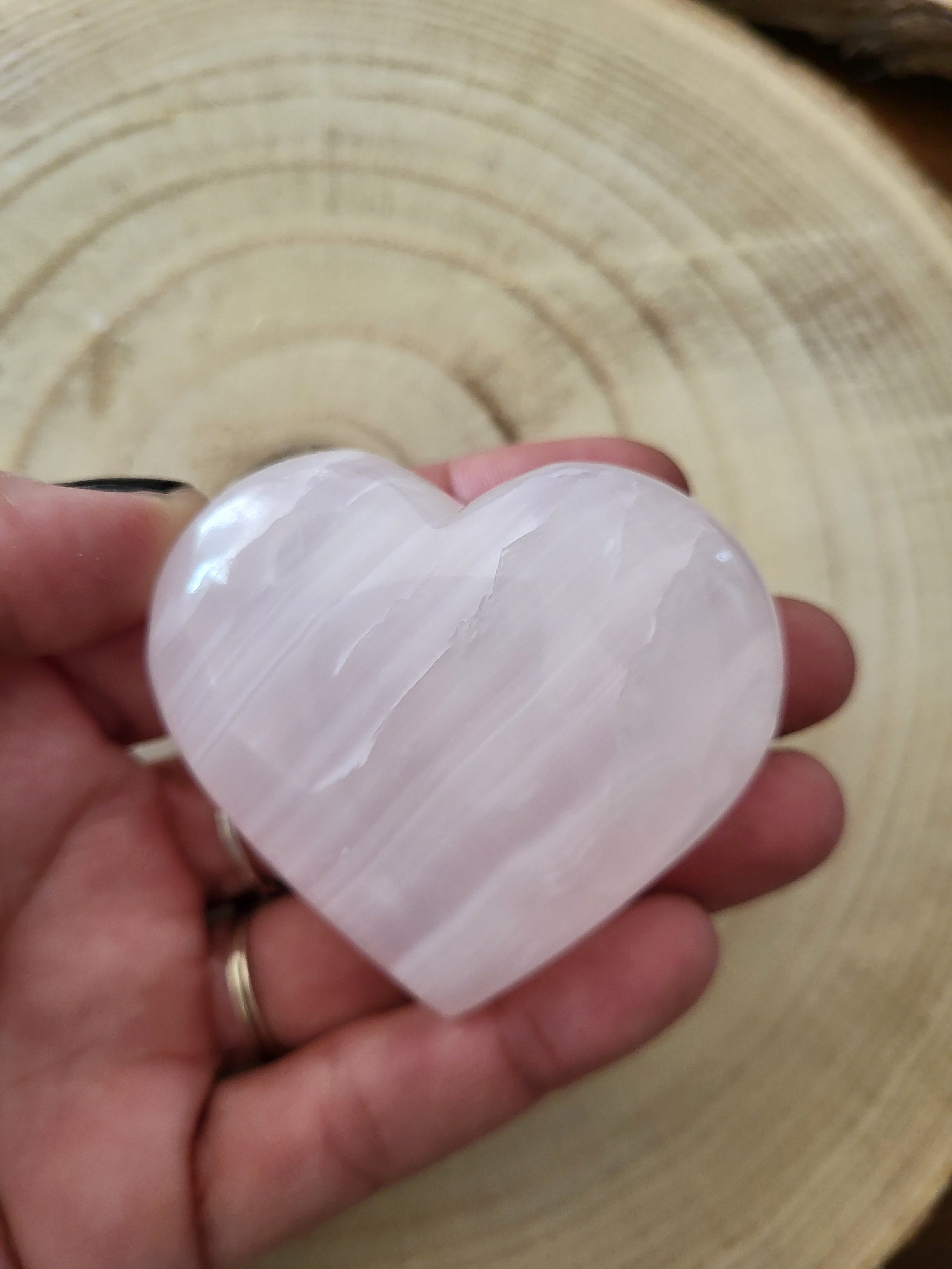 Corazón de Calcita Mangano