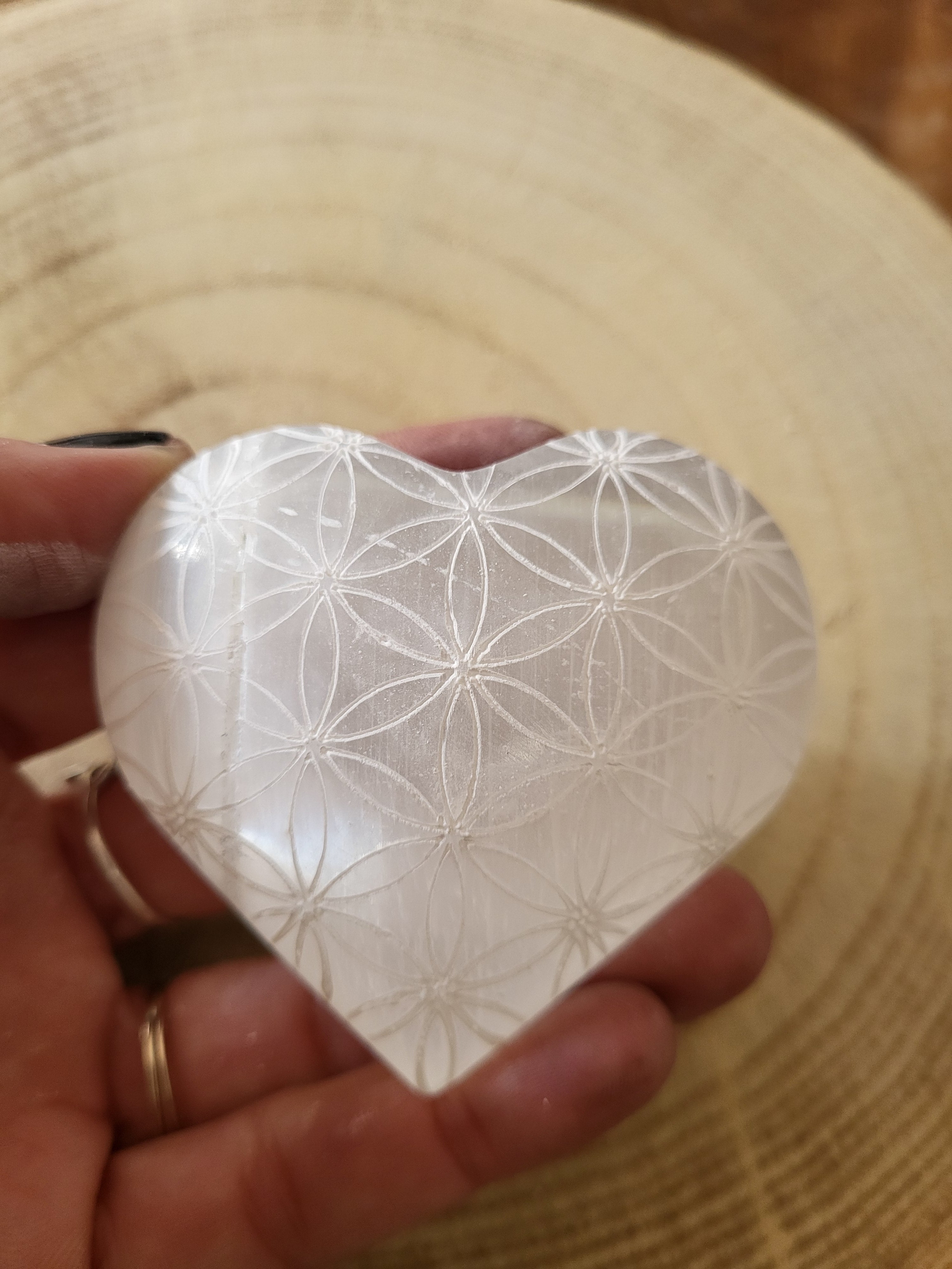 Corazón de Selenita