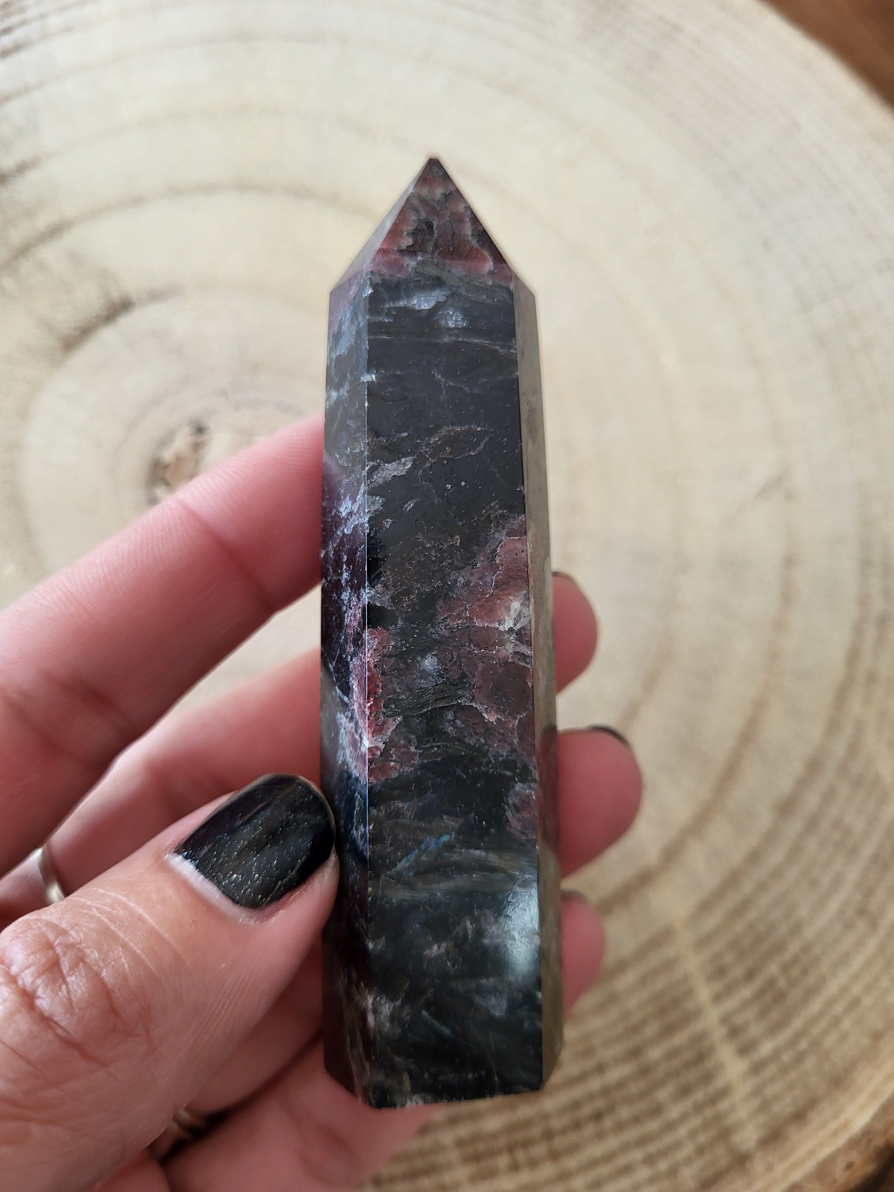 Punta de Turmalina con Granate