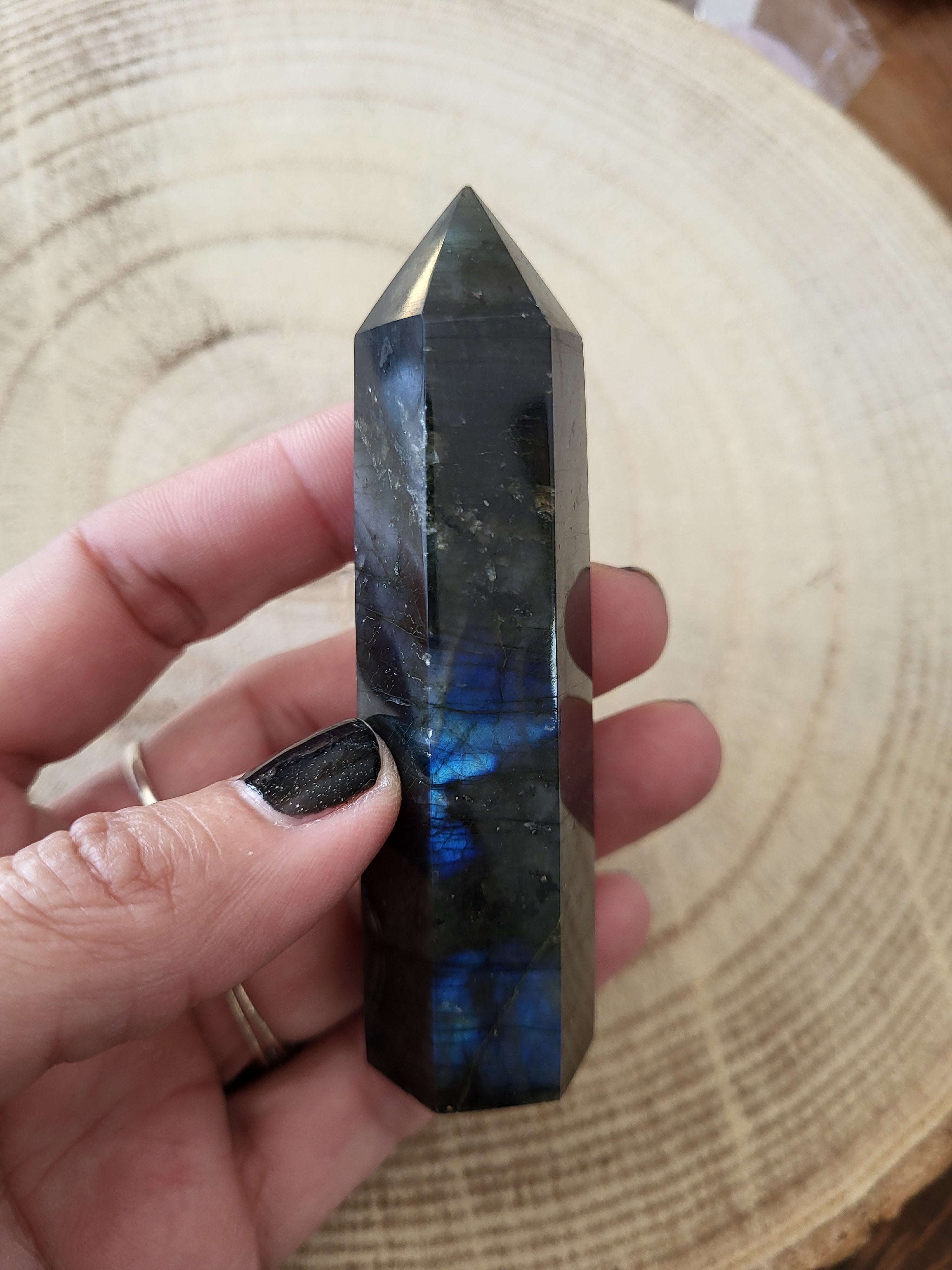 Punta de Labradorita Natural