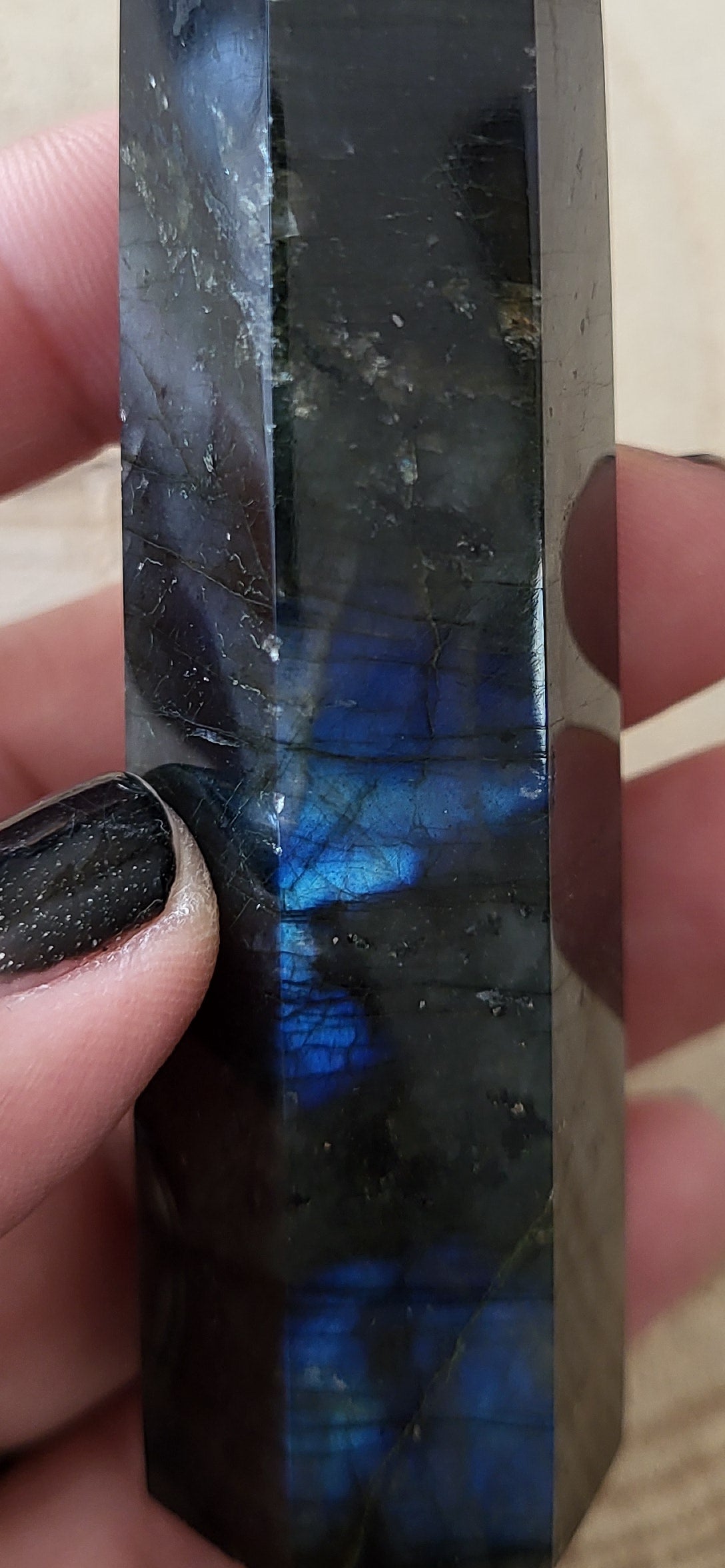 Punta de Labradorita Natural