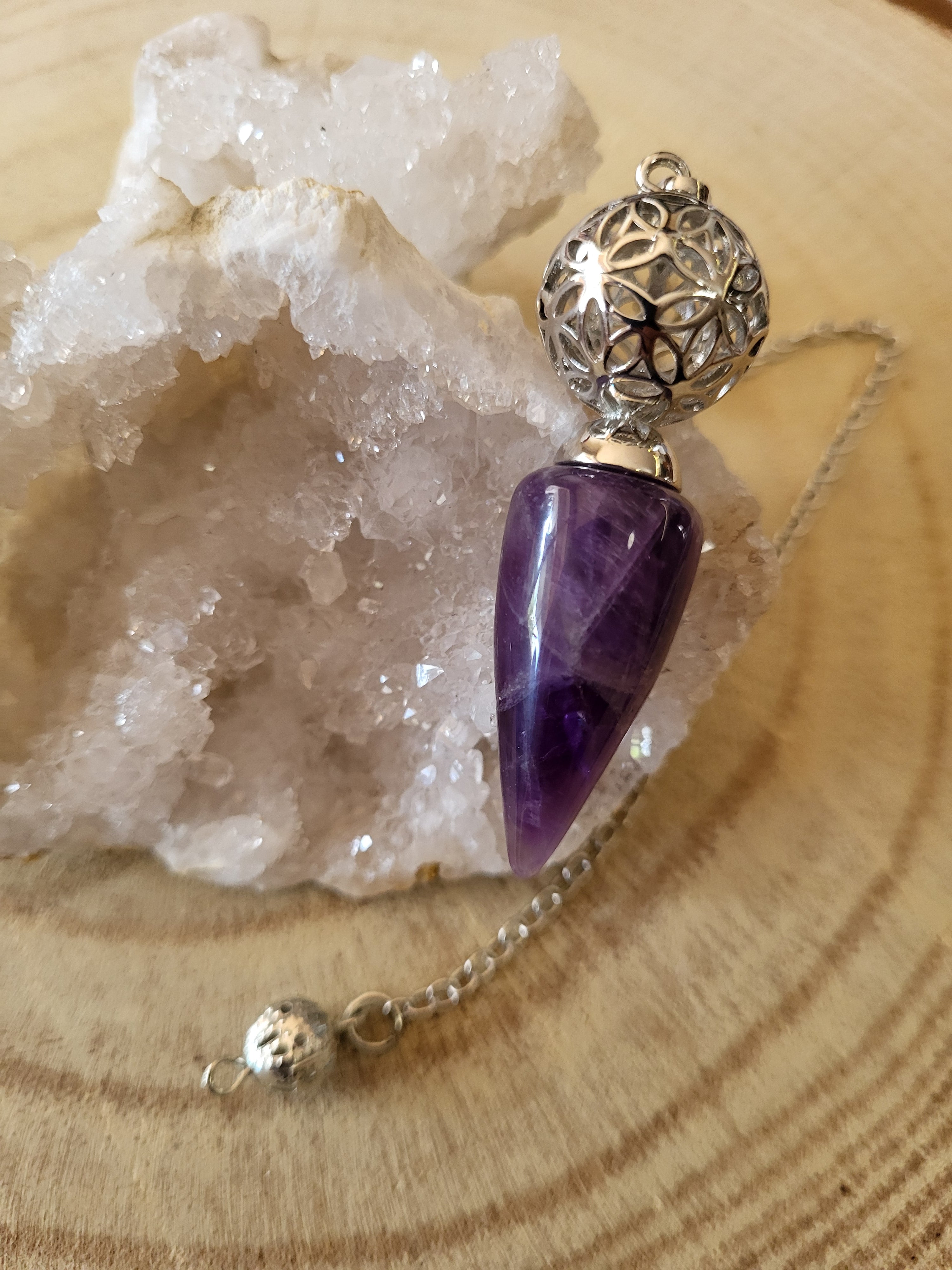 Péndulo de Amatista Premium