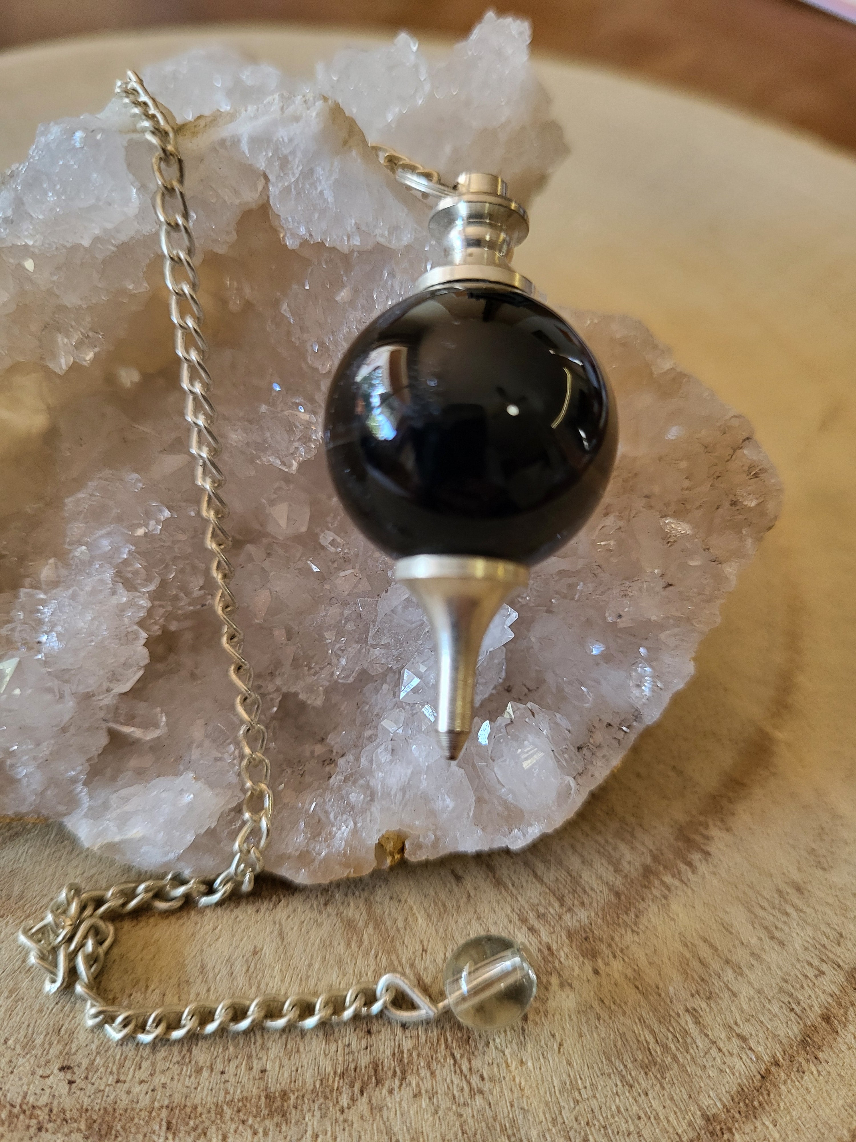 Péndulo de Ágata Negra