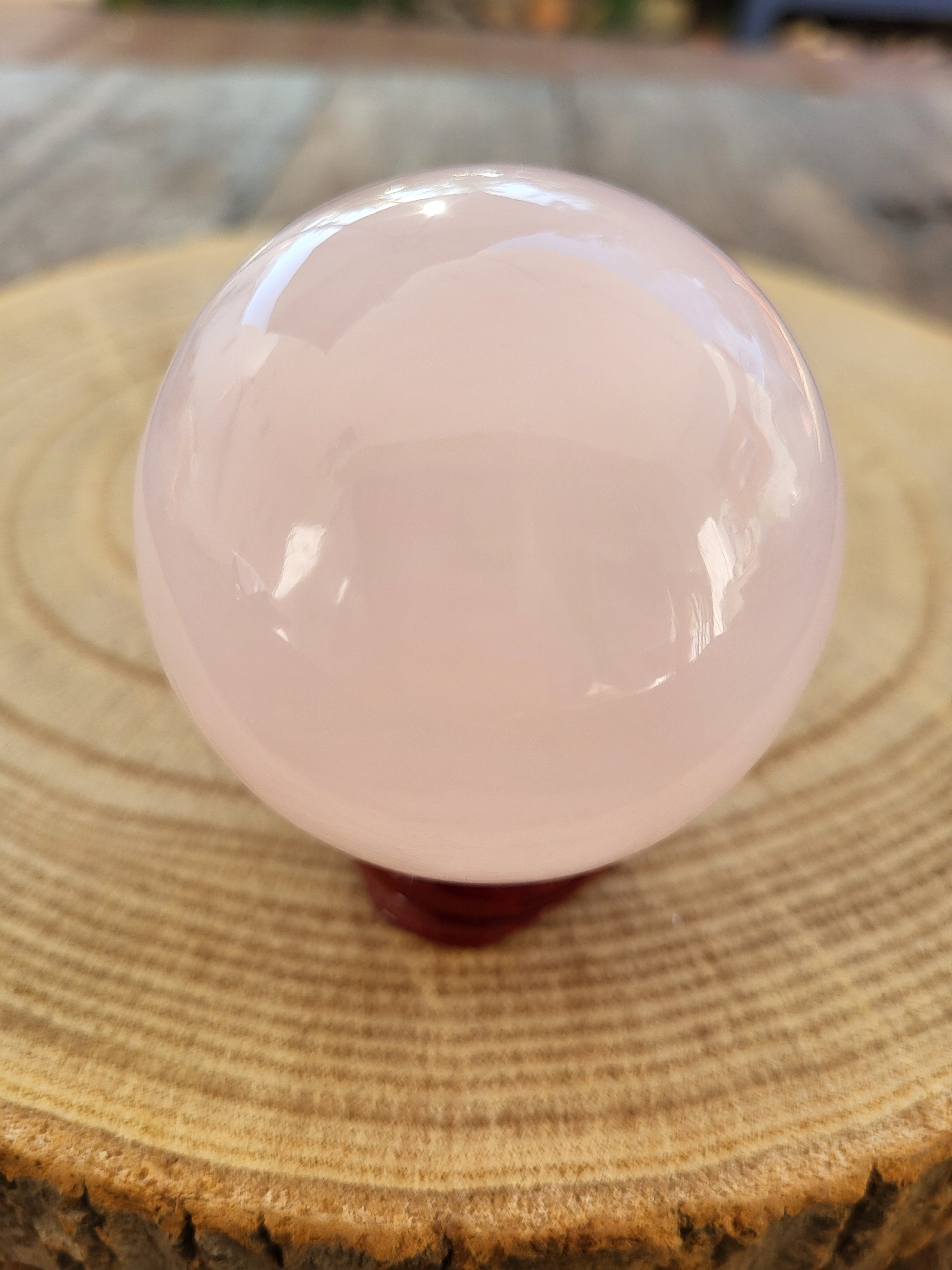 Esfera de Cuarzo Rosa