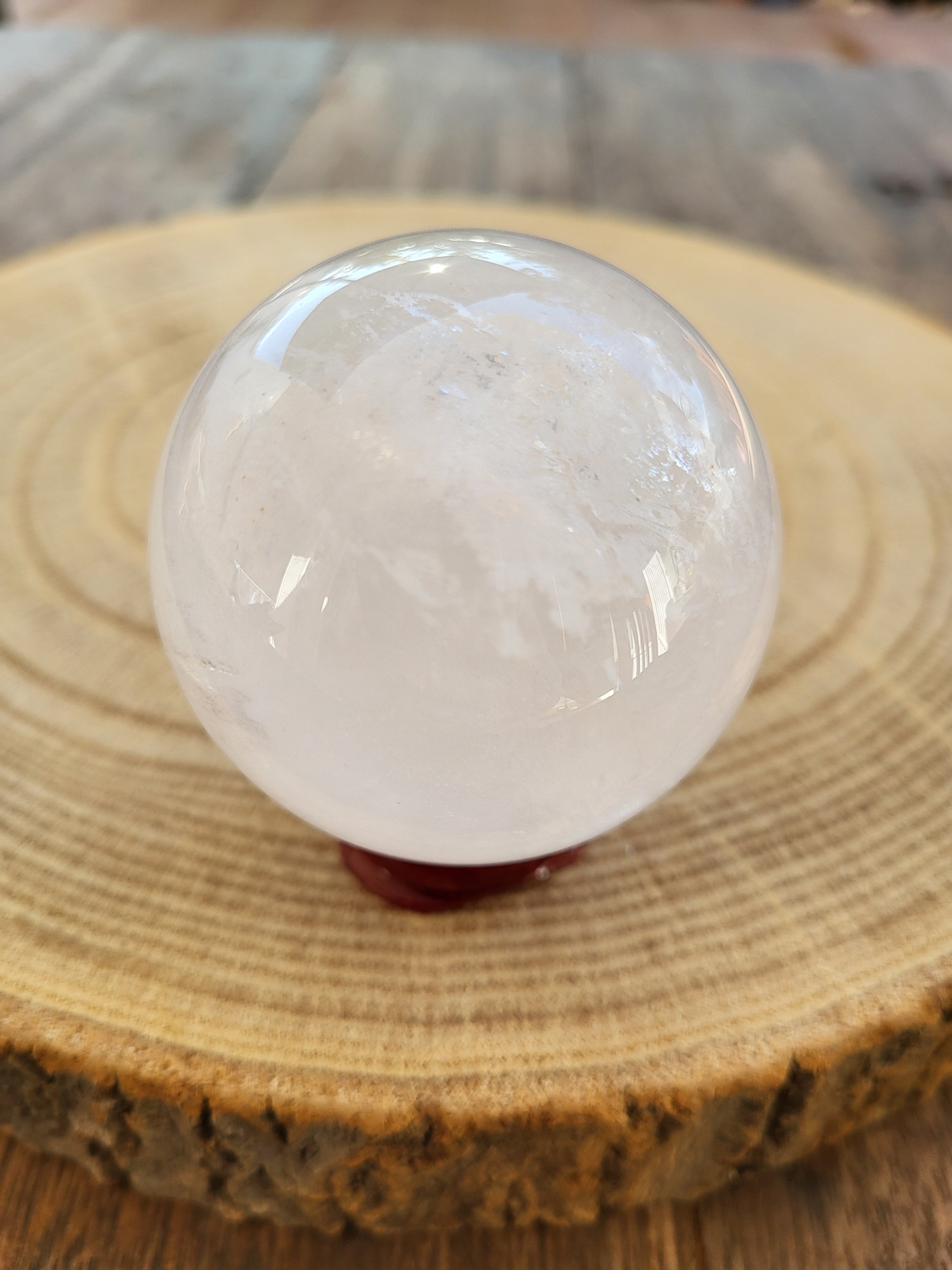 Esfera de Cuarzo Blanco