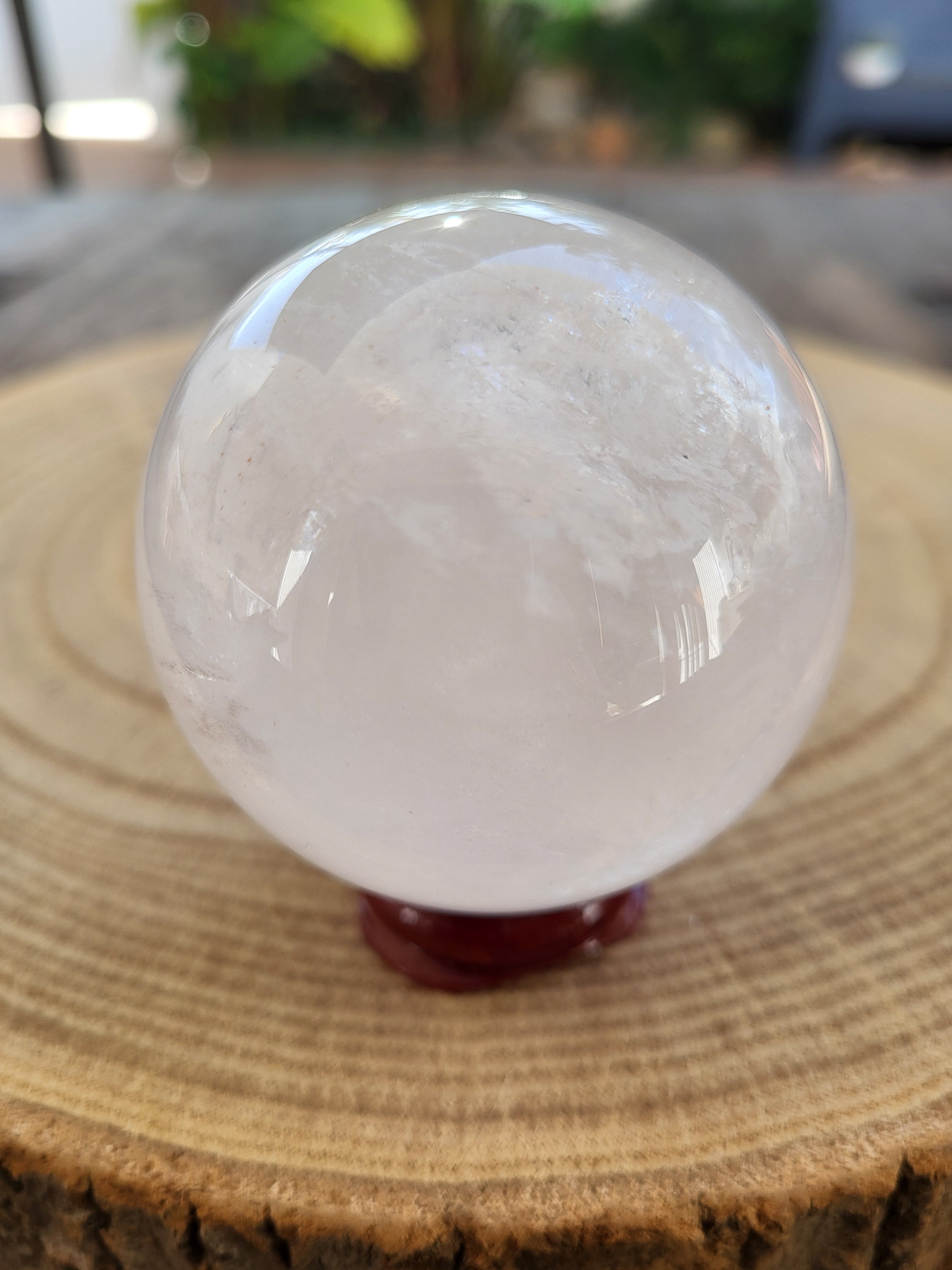 Esfera de Cuarzo Blanco