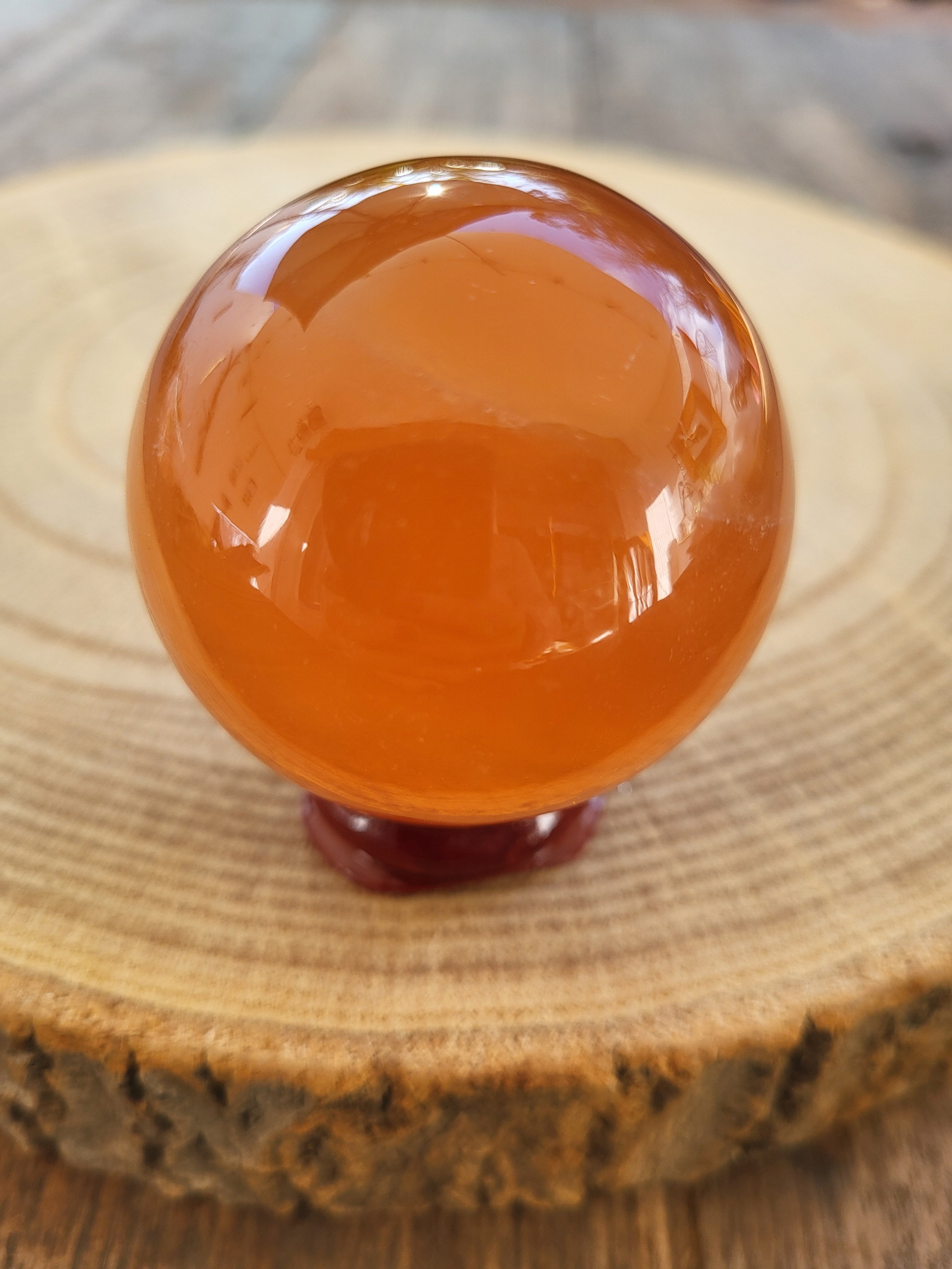 Esfera de Calcita Miel