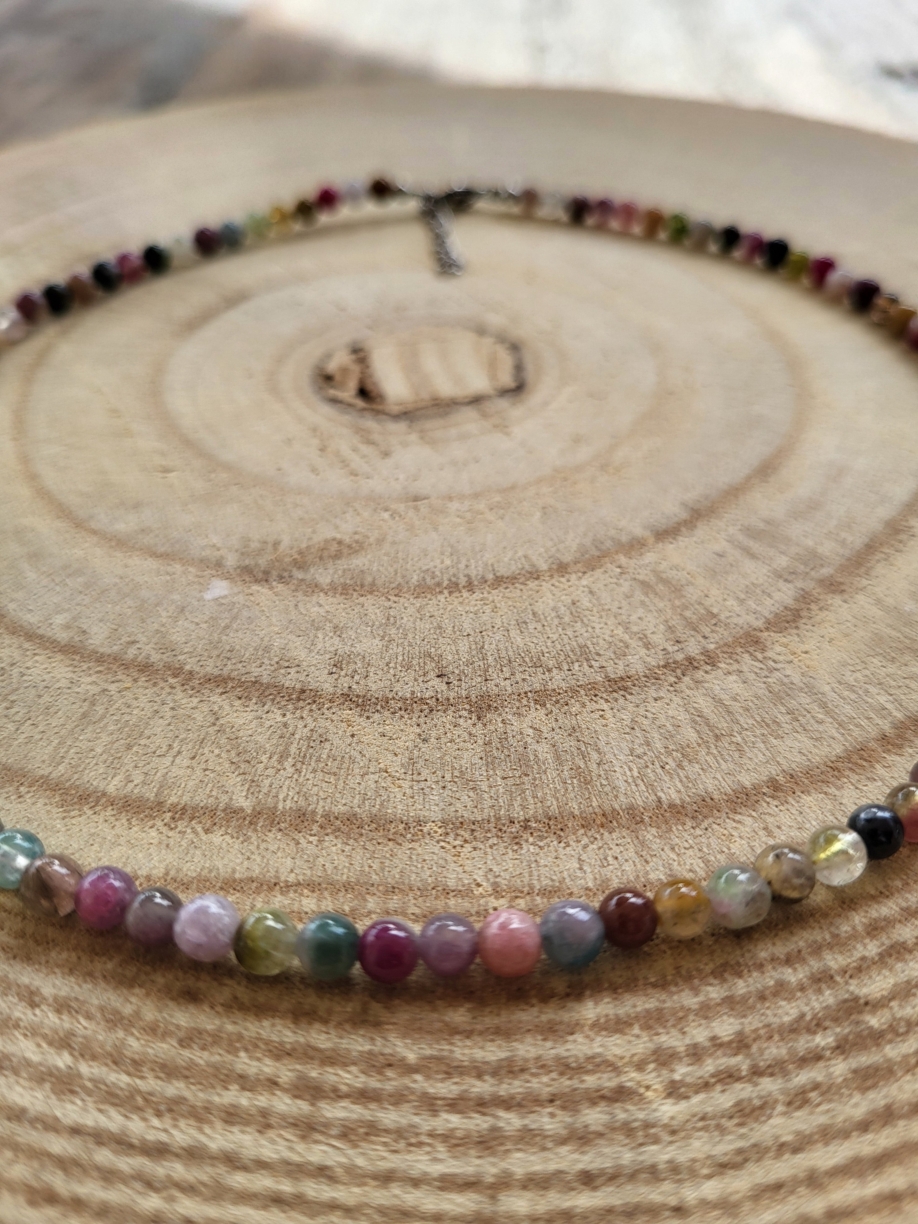 Gargantilla de Turmalina Multicolor