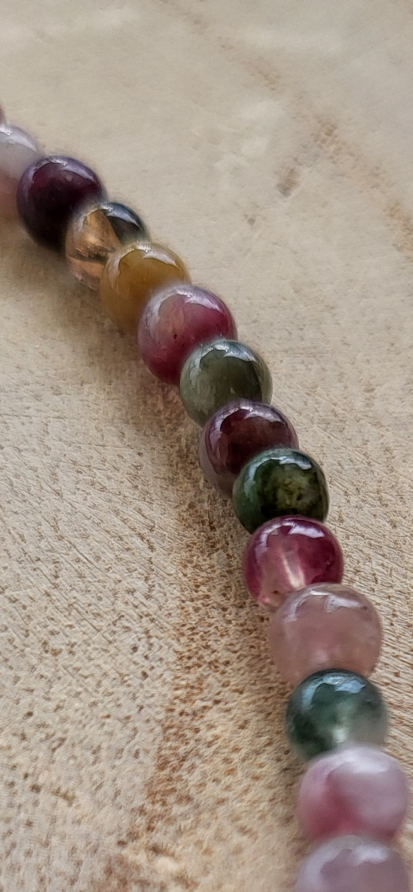Gargantilla de Turmalina Multicolor
