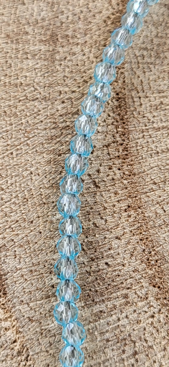 Gargantilla / Cordón de Aguamarina