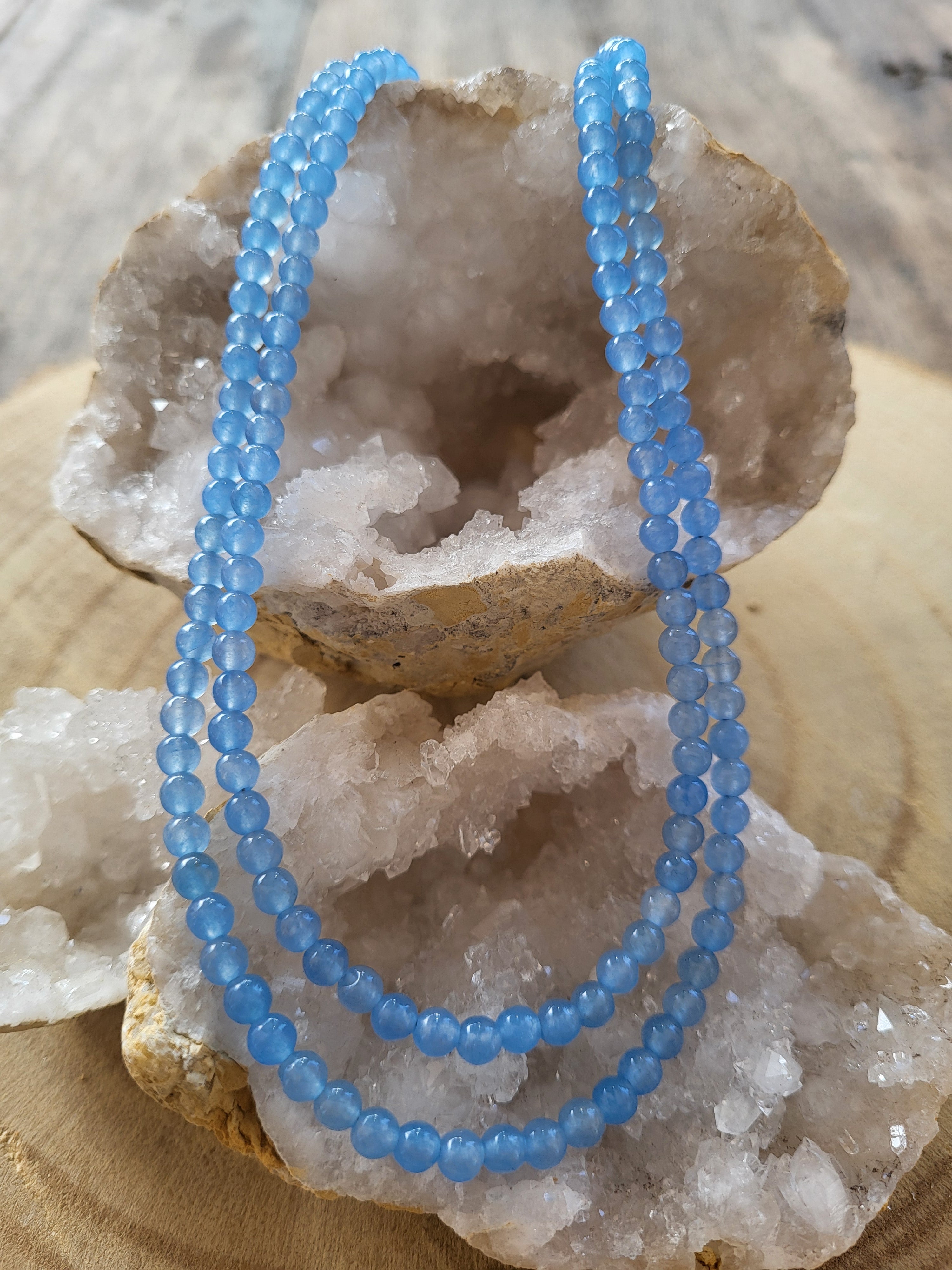 Gargantilla de Aguamarina – Calma, Claridad y Armonía Interior