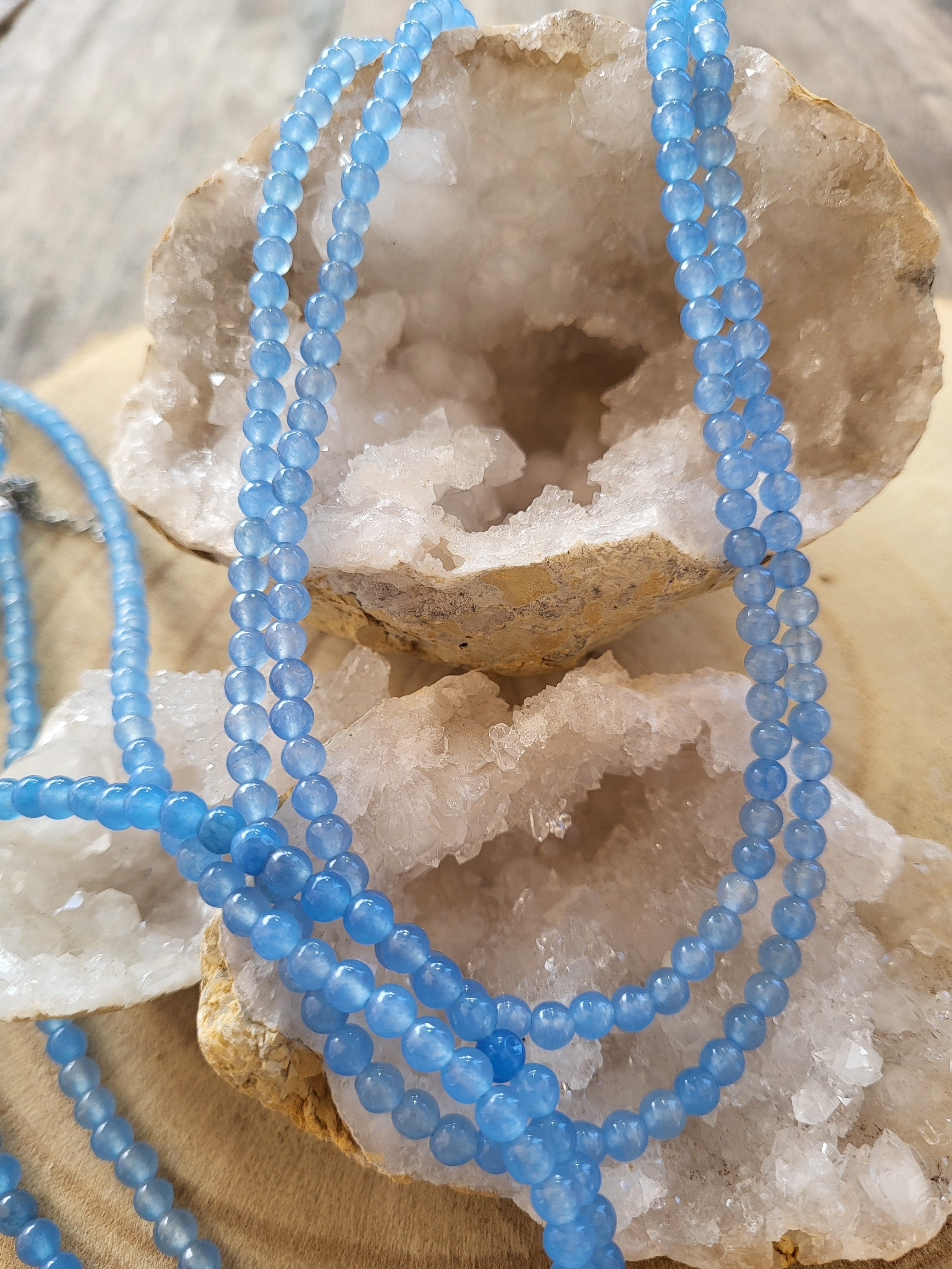 Gargantilla de Aguamarina – Calma, Claridad y Armonía Interior