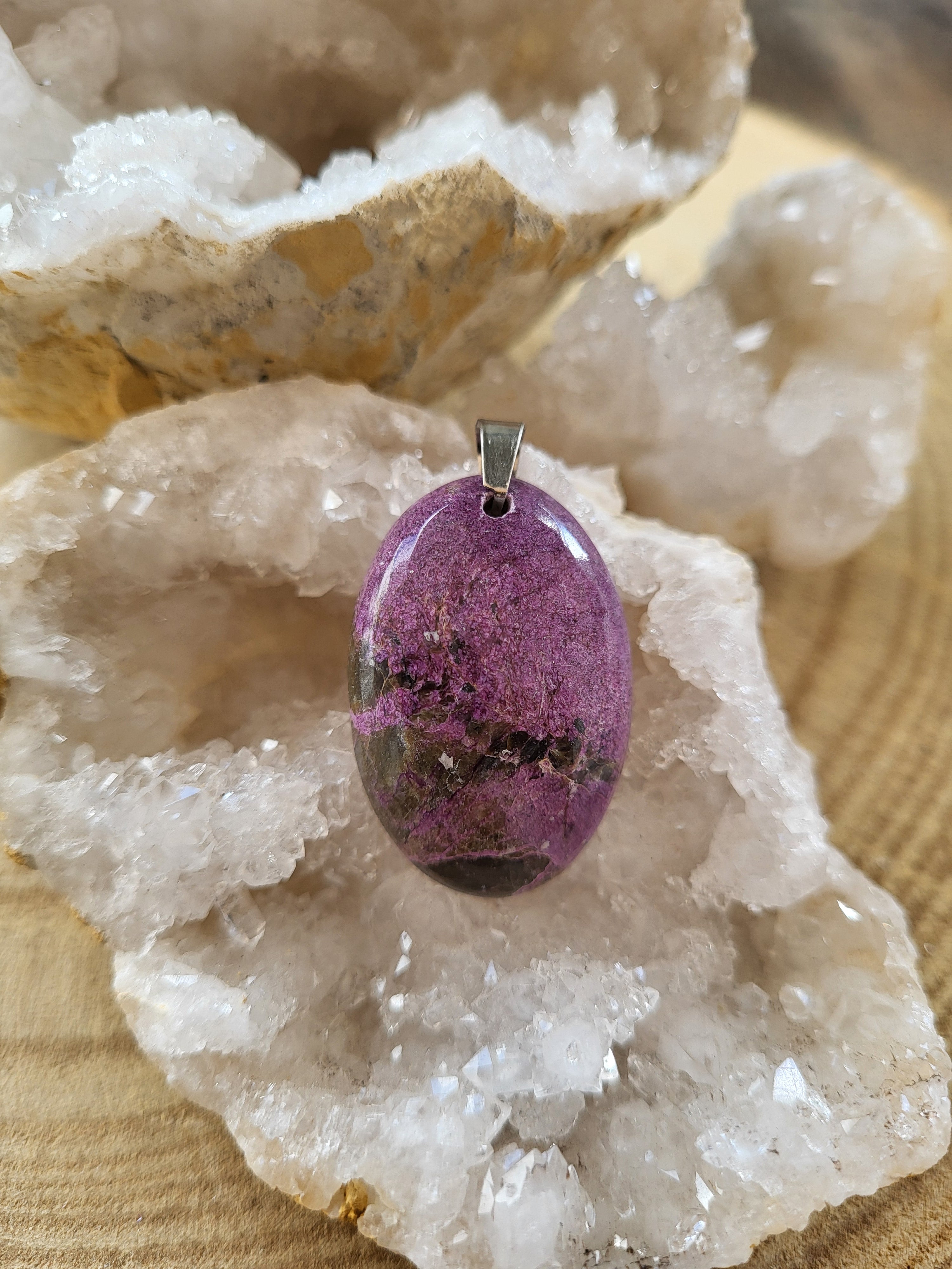 Colgante de Atlantacita – Transformación, Equilibrio Emocional y Energía Sanadora