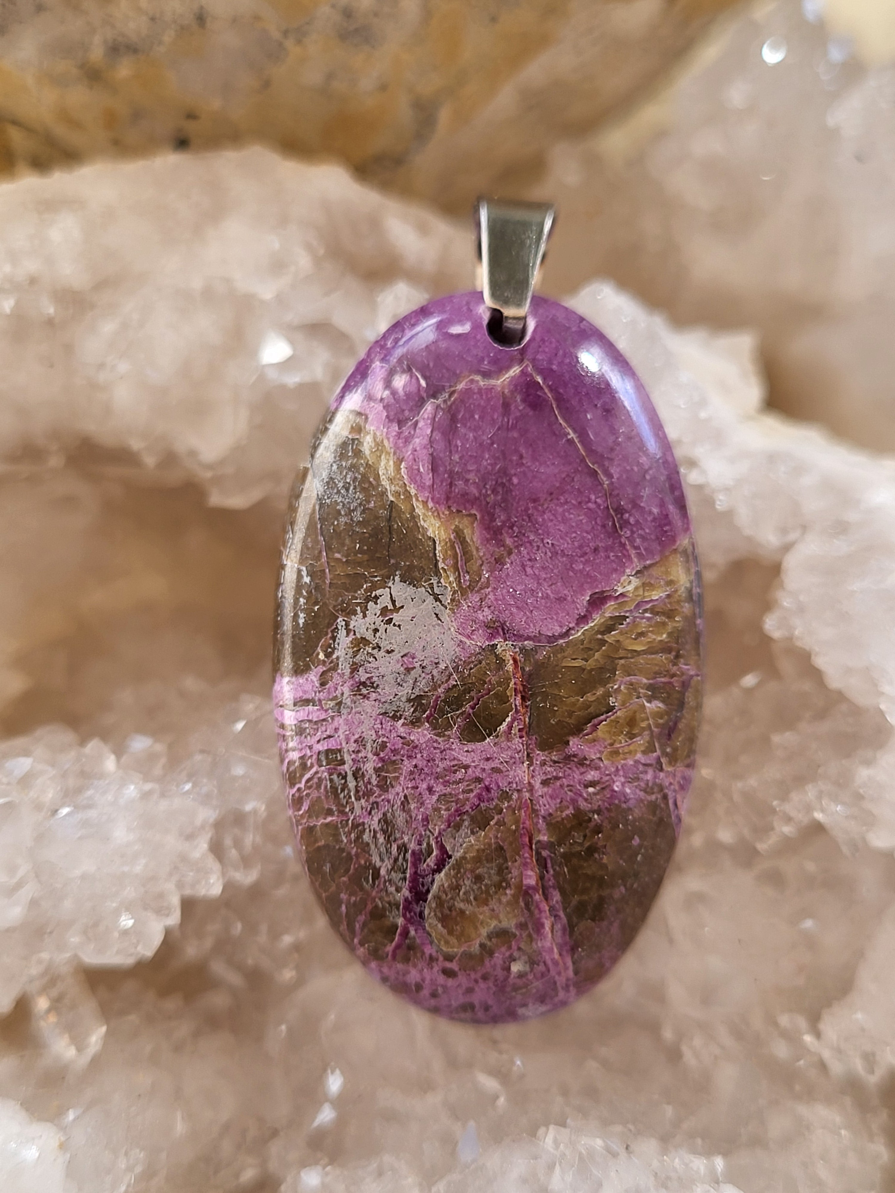 Colgante de Atlantacita – Transformación, Equilibrio Emocional y Energía Sanadora