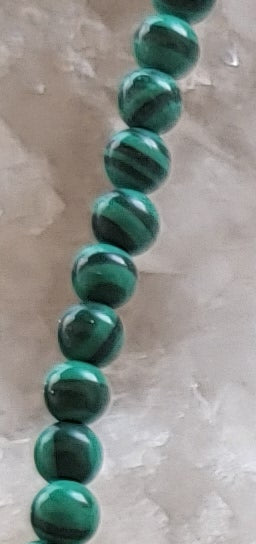 Gargantilla de Malaquita Natural | Transformación, Protección y Sanación