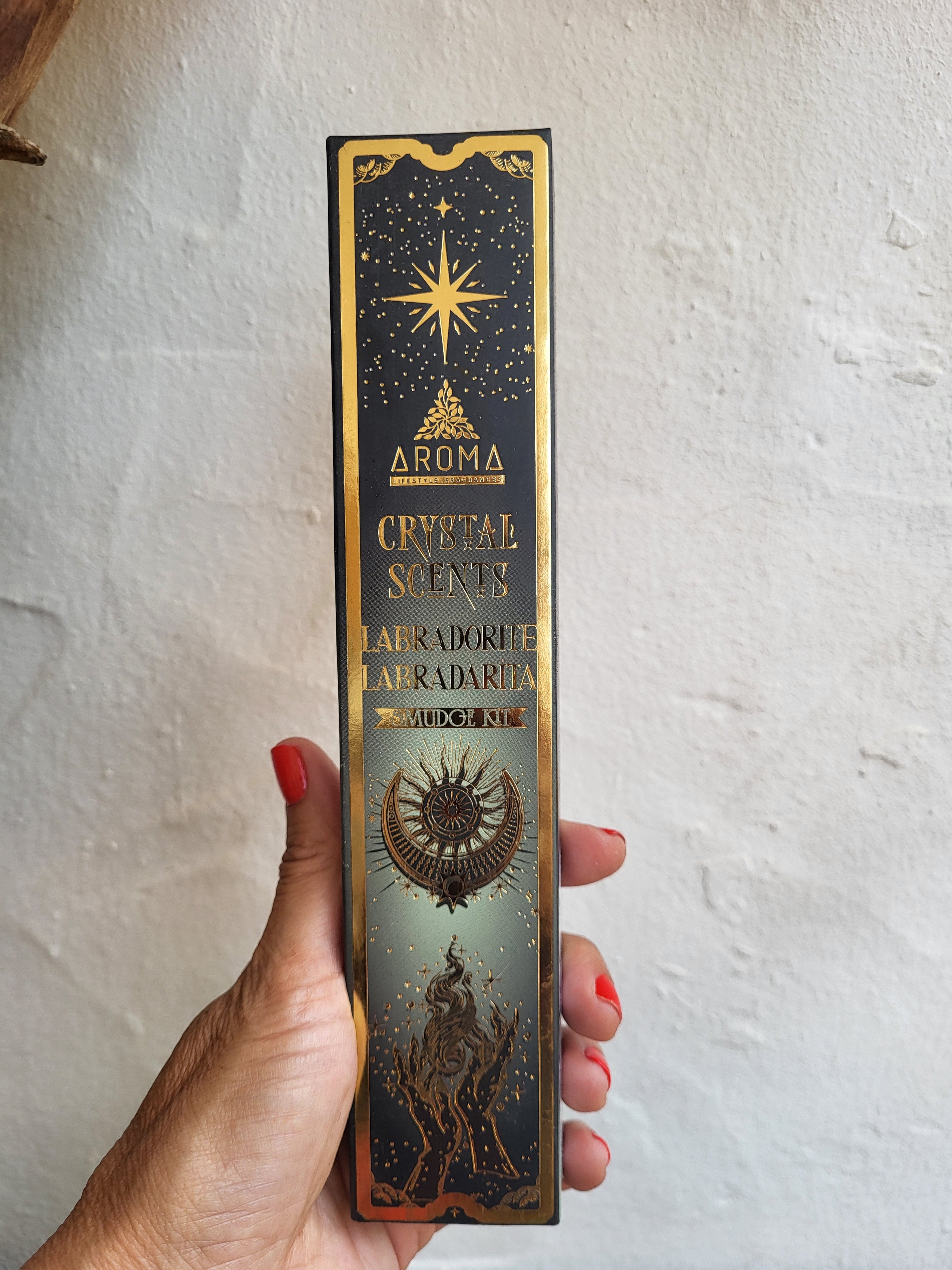Incienso Crystal Labradorita Aroma – Intuición, Magia y Transformación