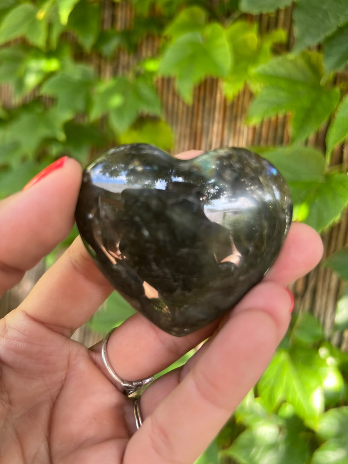 Corazón de Labradorita