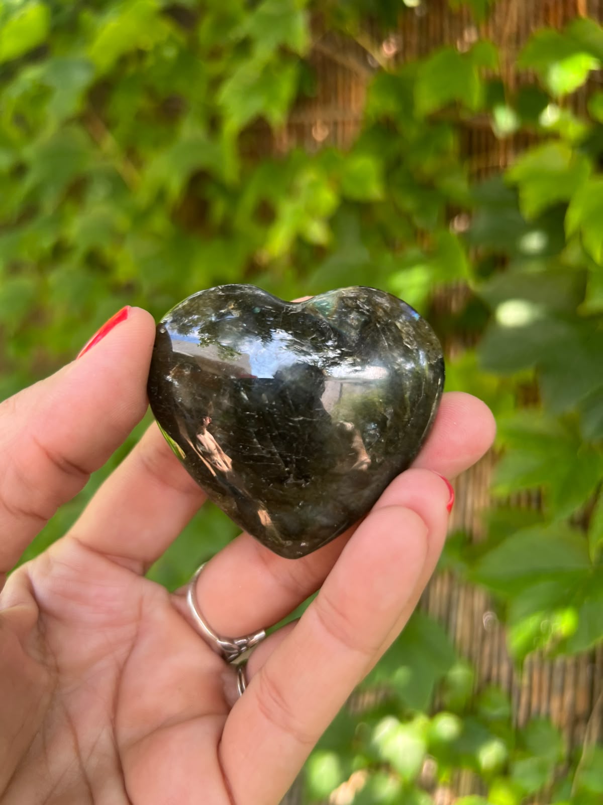 Corazón de Labradorita