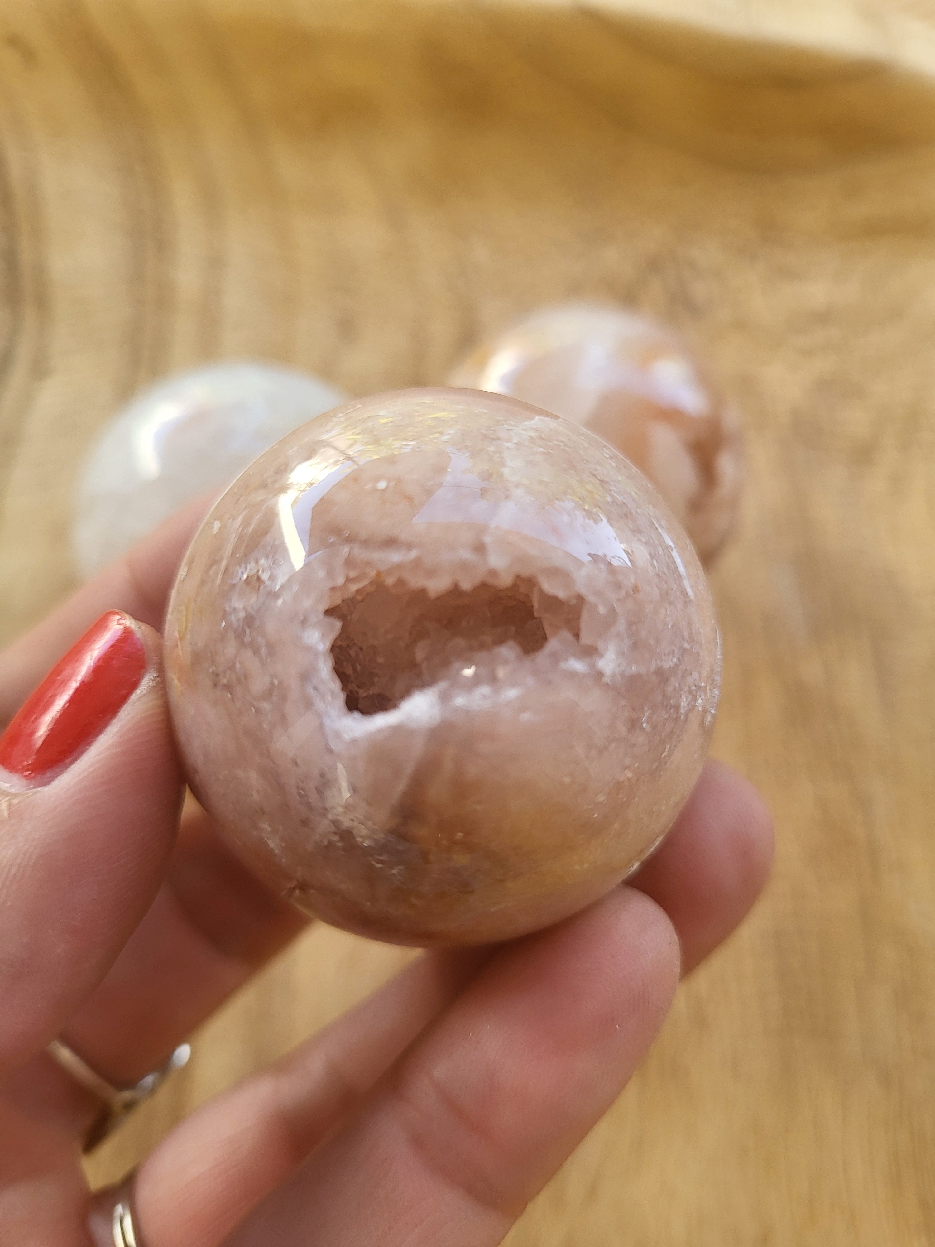 Esfera de Amatista Rosa