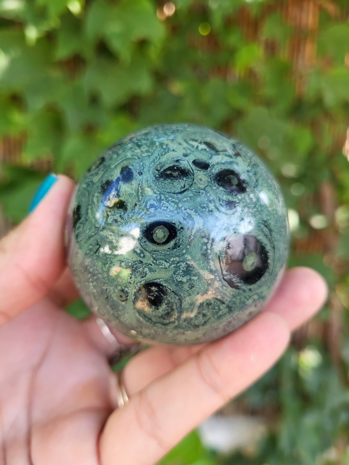Esfera de Jaspe Kambaba