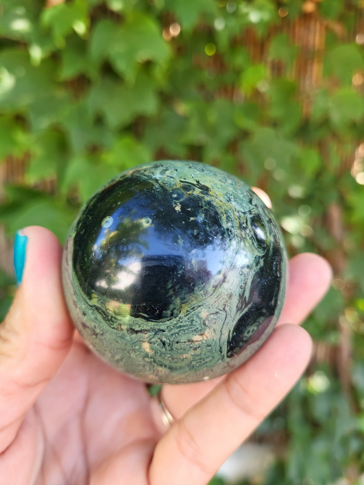Esfera de Jaspe Kambaba