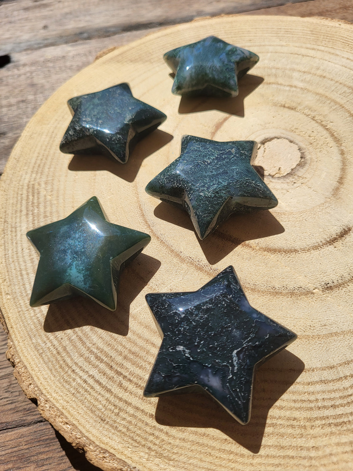 Estrella de Ágata Musgosa