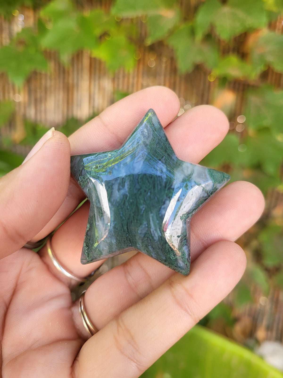 Estrella de Ágata Musgosa