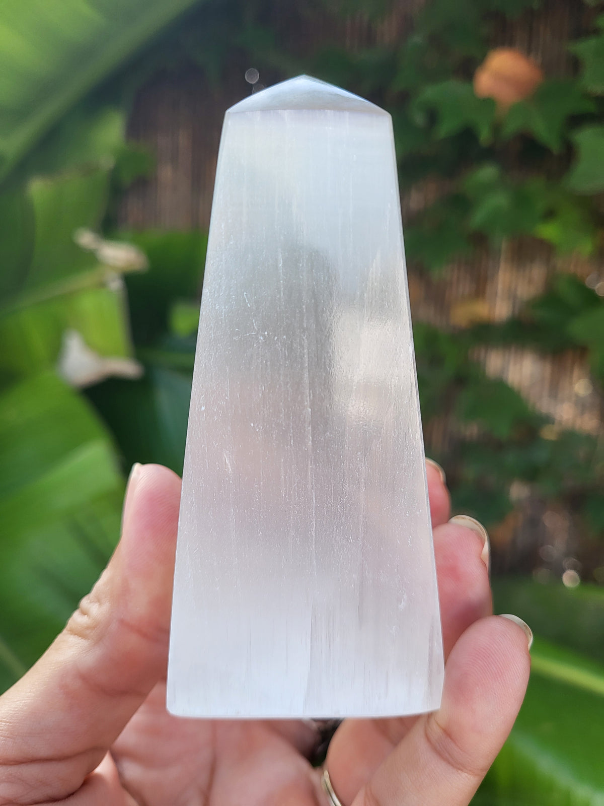 Obelisco de Selenita 10 cm
