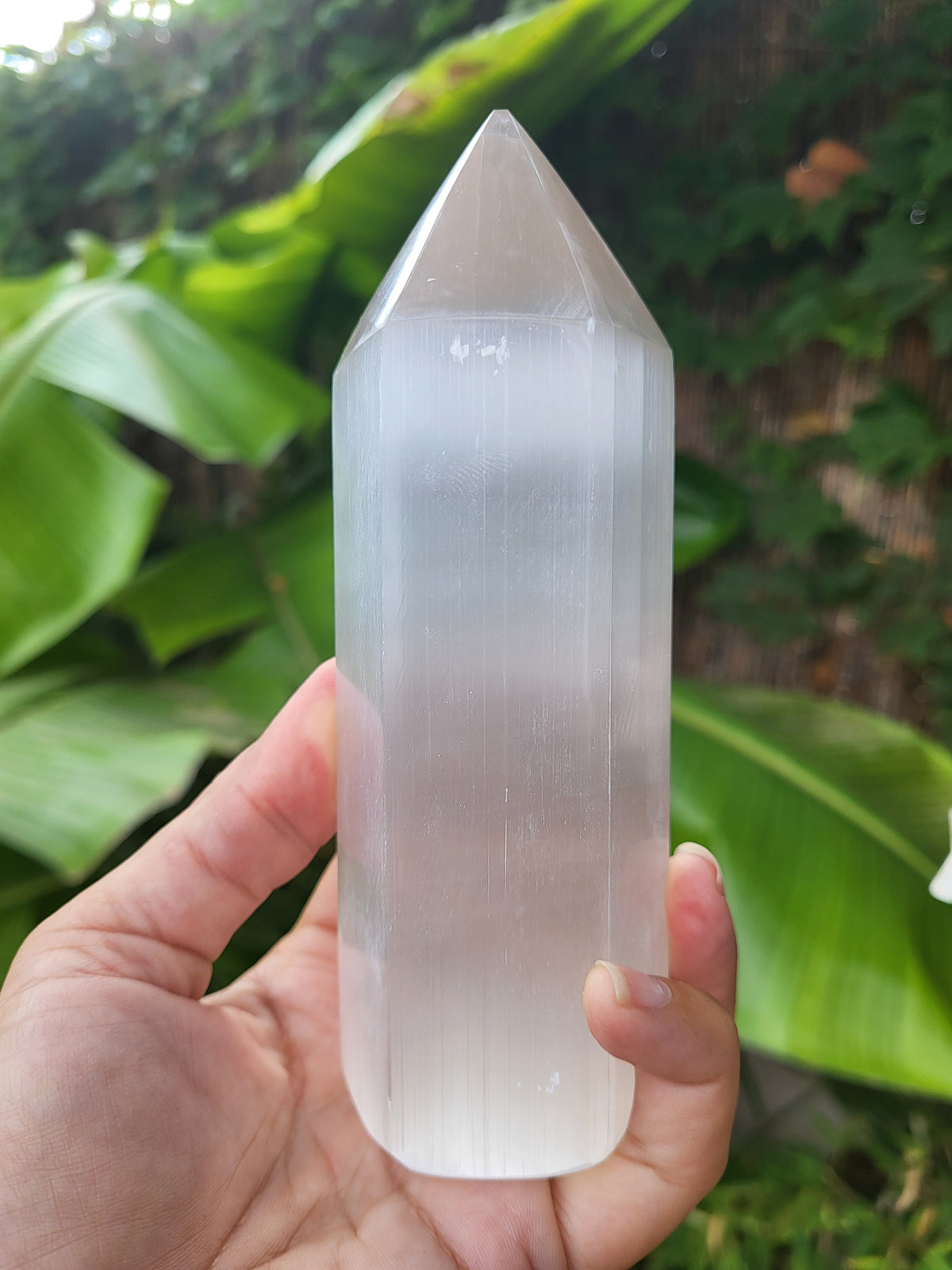 Punta de Selenita 15 cm