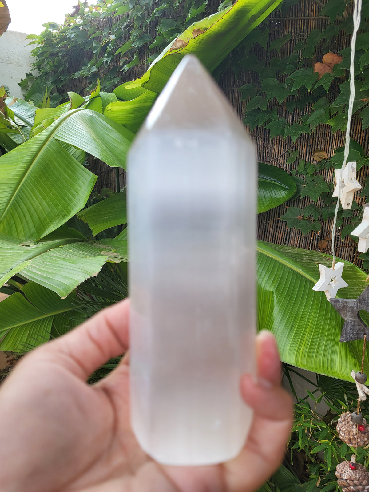 Punta de Selenita 15 cm