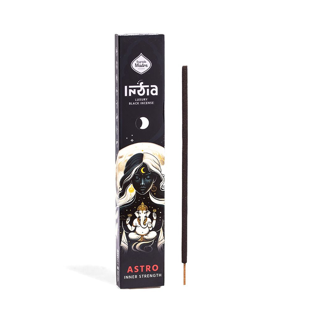 Incienso Natural India Black Astro – Fuerza Interior
