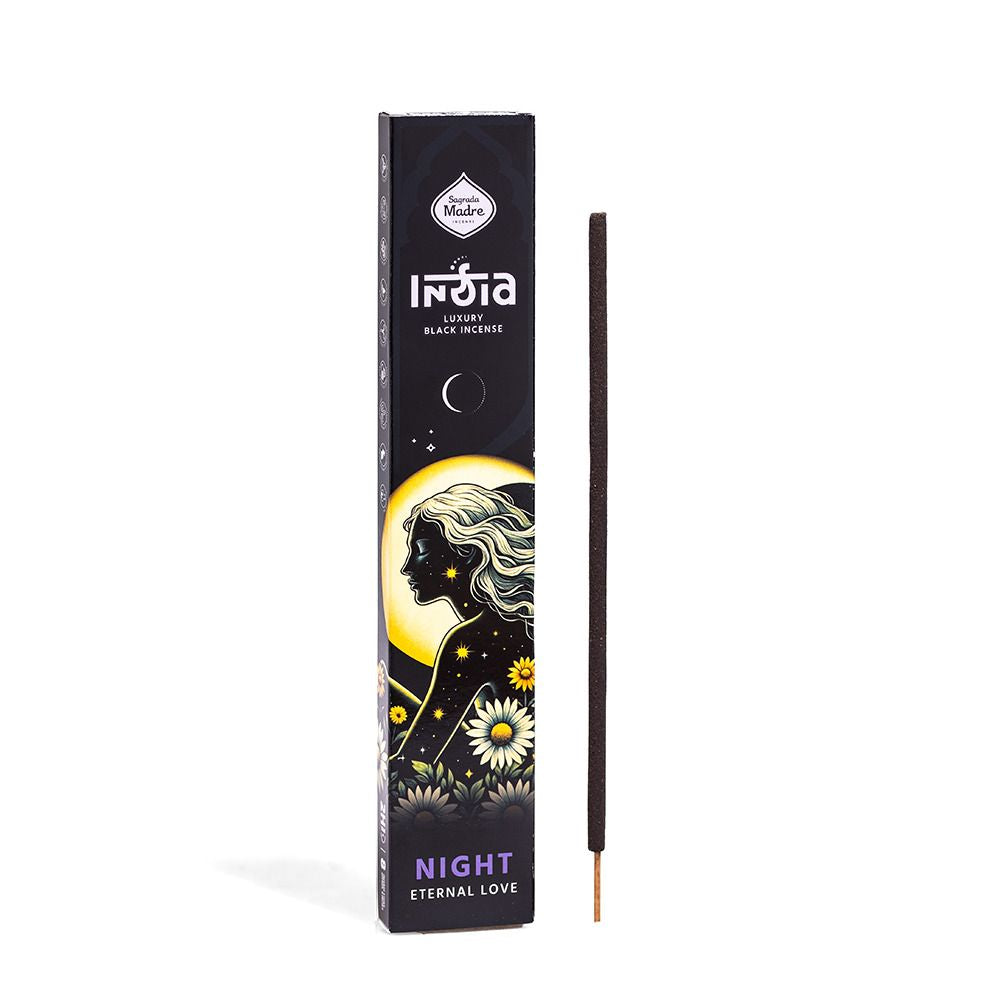 Incienso Natural India Black Noche – Amor Eterno
