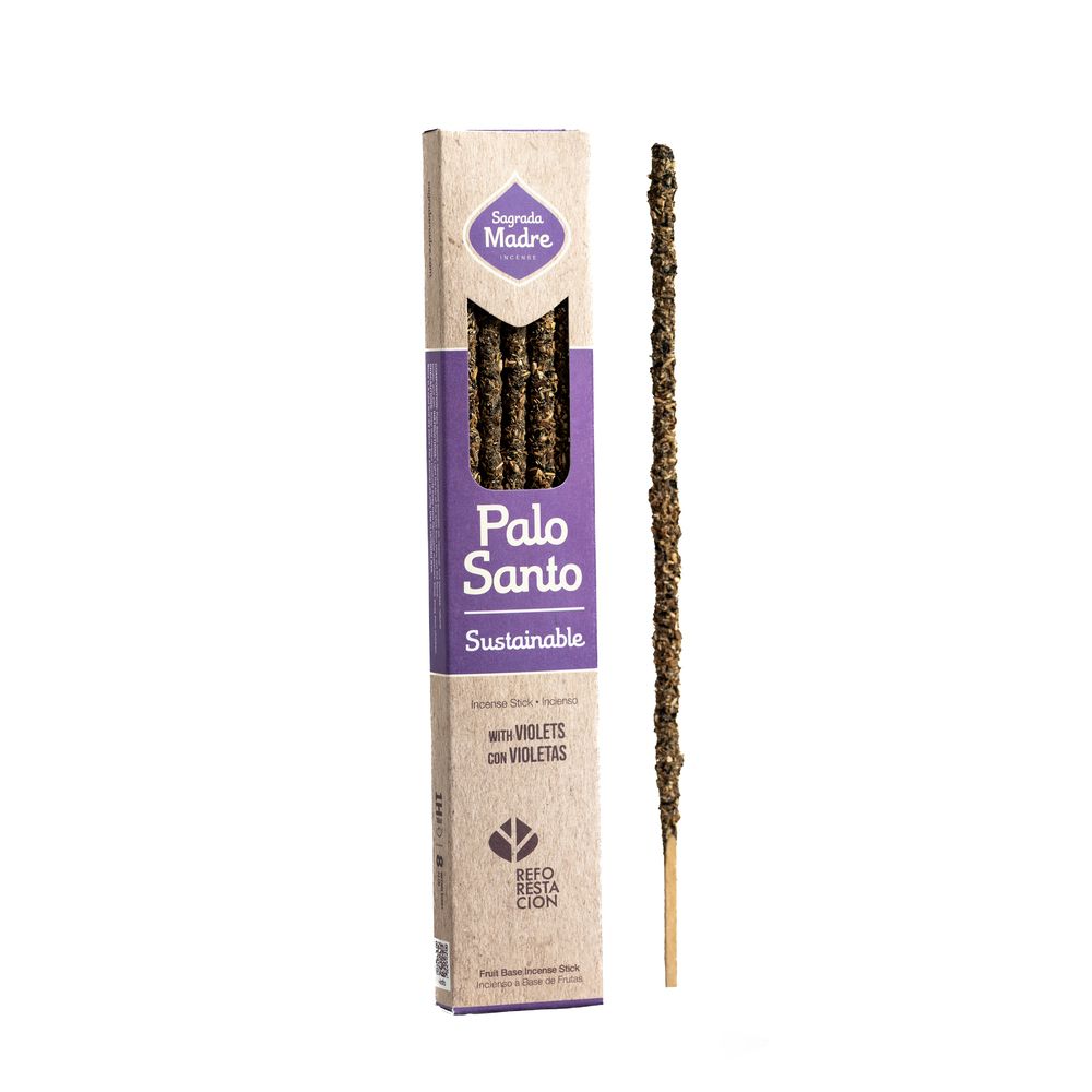 Incienso de Palo Santo con Violetas